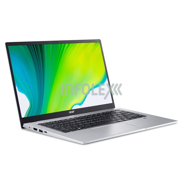 Acer Swift SF114-34-C27A 14&quot; FHD IPS Intel Celeron N4500 4GB 128GB SSD UMA Win11Home Office365 ezüst laptop